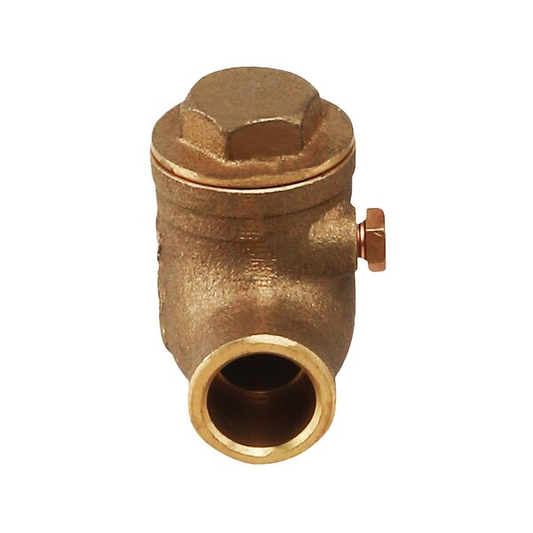 SWT Swing Check Valve, Cast Brass 1-1/4